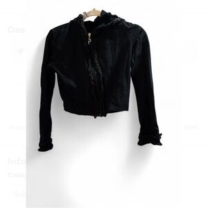 Poof! Kids Black Jacket